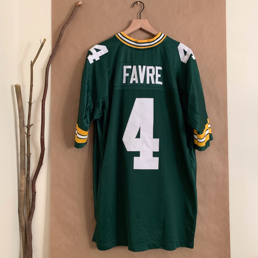 Reebok. Green Bay Packers Jersey. #4 Favre